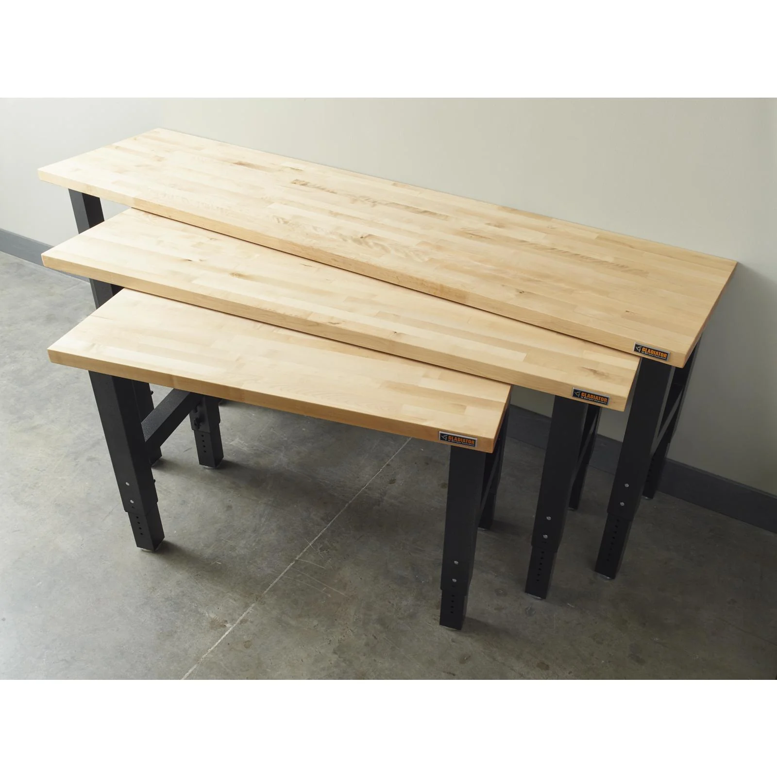 4' Adjustable Height Hardwood Workbench - Image 5