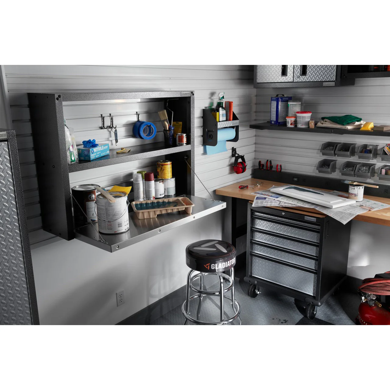 Ready-to-Assemble Foldaway Work Station - Image 10